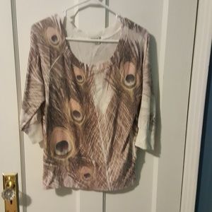 Forever 21 peacock top